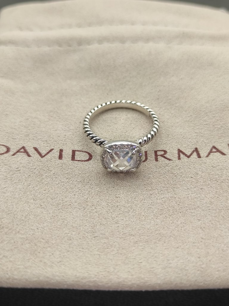 David Yurman 925 Silver Rings With Original Pouch 386$